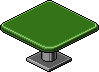 Square Dining Table [Forest Green]