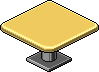 Square Dining Table [Sunflower Yellow]