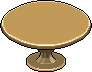 Round Dining Table [Bronze Gold]