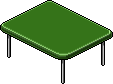 Square Dining Table [Forest Green]