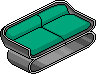 Mint Two-seater Sofa