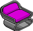 Magenta Armchair