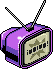 Portable Purple TV