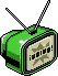 Portable Green TV