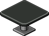 Charcoal Square Dining Table