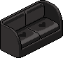 Heart Sofa [Black]