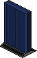 Midnight Blue Spaceship Door
