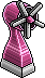 Fucsia Powered Fan