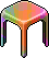 Rainbow occasional table