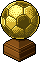 Golden Football Lamp