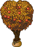 Sacked Peach Tree (Yellow)