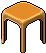 Occasional Table [Tangerine Orange]