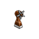 Brown Powered Fan